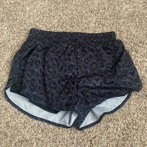 2 layer cheetah print shorts